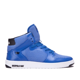 Supra Mens VAIDER 2.0 High Top Shoes Ocean/white | US-27407